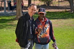 Researcher Andrew Rayner and Sam Speedy